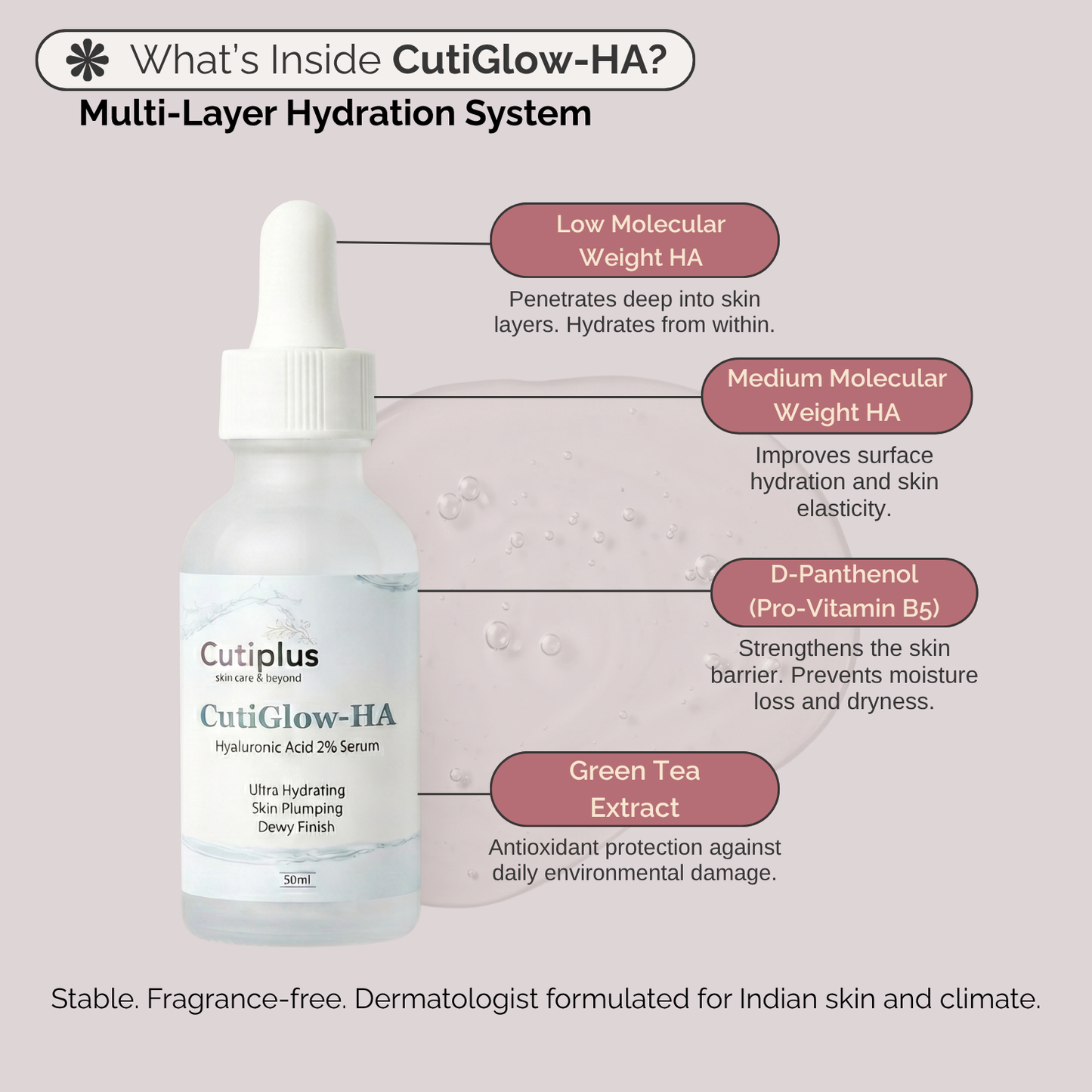 CutiGlow-HA Serum